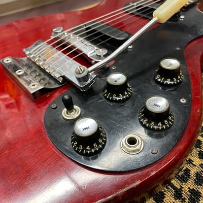 Gibson Melody Maker D With Vibrola 1966 - Cherry image 8