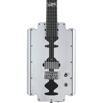 Schecter Machine Gun Kelly Razor Blade Electric Guitar, Metallic Silver, Open Box (Very Good) image 5
