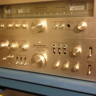 Kenwood Supre Model 600 Matched w Model 600T Tuner Vintage Flagship Audiophile 1975 Silver image 1