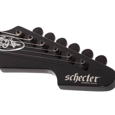 Schecter Avenger FR Przym Palladium guitar in Gloss Black image 3