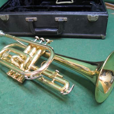 Holton C602RC Cornet 1980's Yamaha Built Monster Bell 5 1/4" - Reconditioned - Case & Yamaha 11C4-7C Mouthpiece image 1
