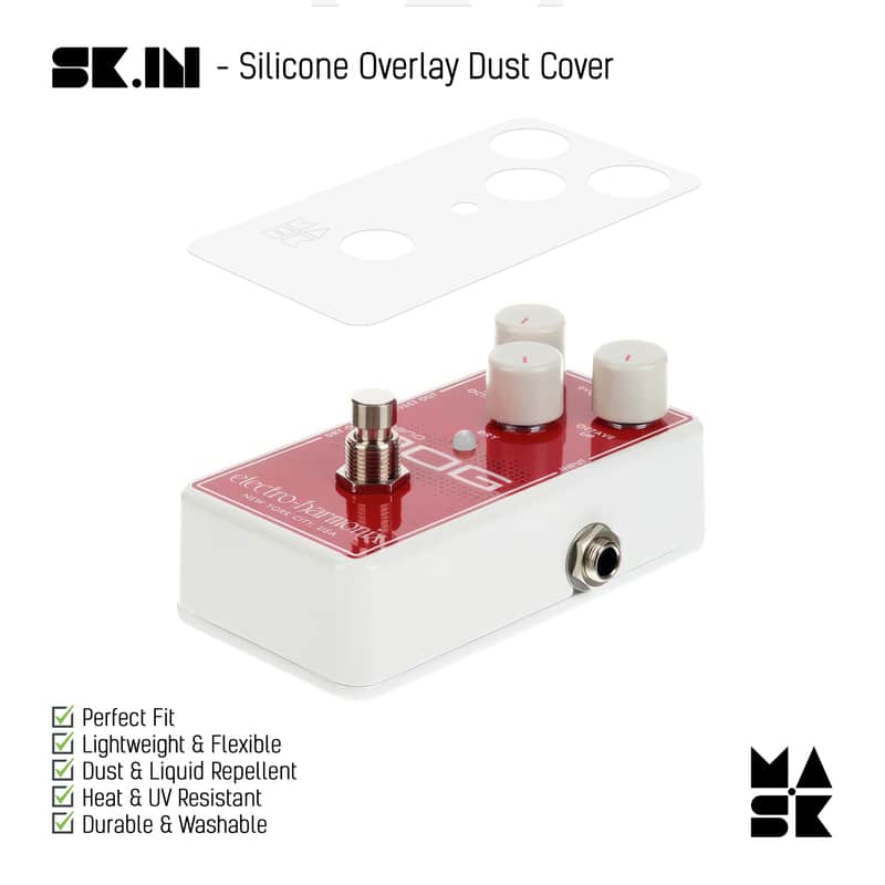 Silicone Overlay Dust Cover for Electro-Harmonix Nano Pog image 1