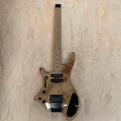 4 String Short Scale Neck Through Bass/6 String Tremolo Busuyi Double Side, Headless Guitar (Lefty) image 2