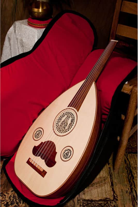 Mid East OUDRN-1 Arabic Oud Sheesham w/Gig Bag & Owner's Guide - Blemished* image 1