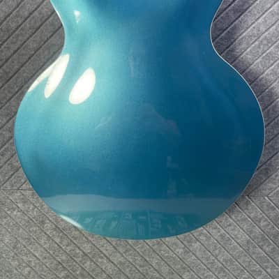 Firefly FF338 PRO LAST ONE! Metallic Blue Foo Fighters Dave Grohl 335 Gibson Trini Lopez image 6