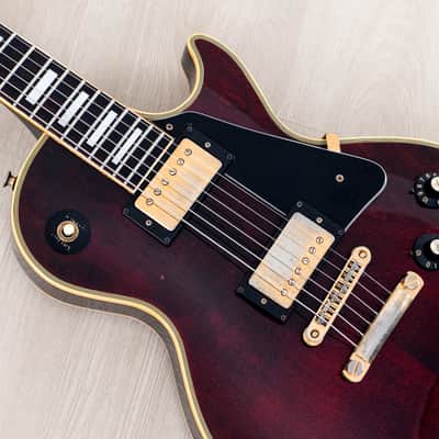 1976 Greco EG1000 Custom Wine Red, 100% Original w/ Maxon U-3000, Case image 7