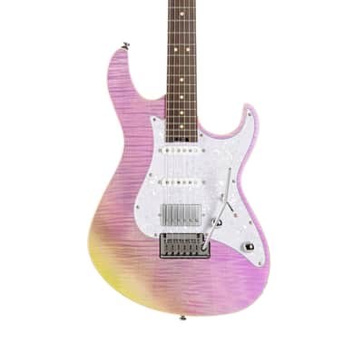 Cort G280 Select 6-String Electric Guitar Transparent Chameleon Purple image 1