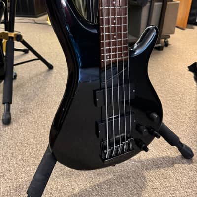 Ibanez SR885 Made In Japan MIJ 1996 Bass Guitar Black image 2