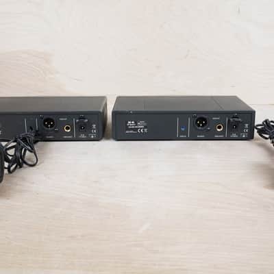 AKG Perception Wireless SR45 Wireless Receiver Pair Set of 2 A Band (530-449 MHz) Black w/ Power Supply image 11