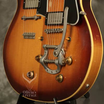 1959 Gibson Double Mandolin EMS-1235 Doubleneck w/factory Bigsby Sunburst image 5