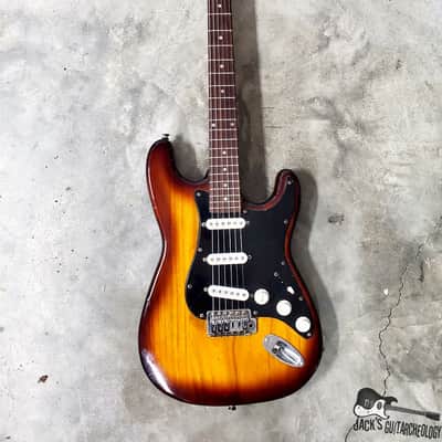 Cort / Memphis / Samick Lawsuit Era MIK S-Style Electric Guitar (1970s, Honeyburst) image 5