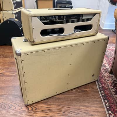 Fender Bandmaster 6G7-A 40-Watt 2x12" Piggyback Guitar Amp 1963 - Blonde image 4