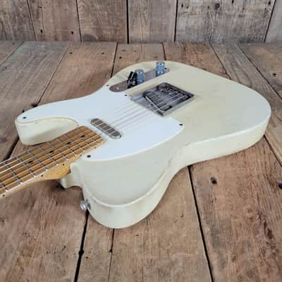 Danocaster Single Cut V Neck 2013 - White Blonde image 11