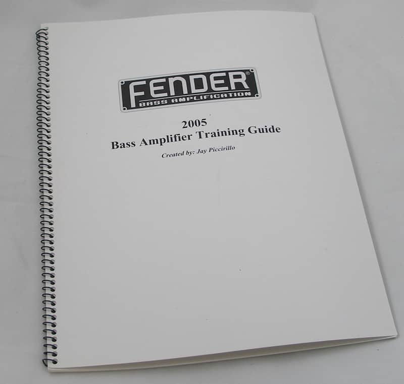 Fender Bass Amplifier Training Guide 2005 image 1