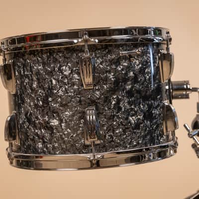 2018 Ludwig Legacy Mahogany Black Diamond Pearl Drum Set image 17