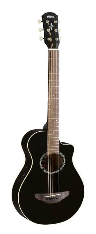 Yamaha APXT2 3/4 Thinline Acoustic-Electric Cutaway Guitar - Black image 1