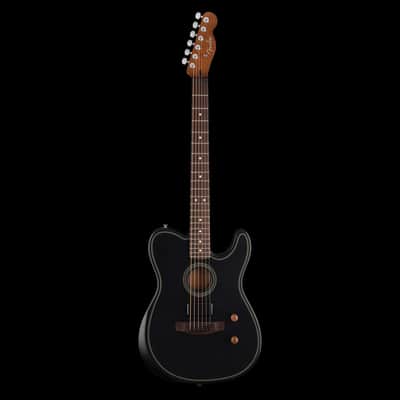 Fender Acoustasonic Standard Telecaster Black image 3