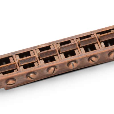 Schaller Germany GTM Tune-o-Matic Bridge, Vintage Copper 12090800 image 1