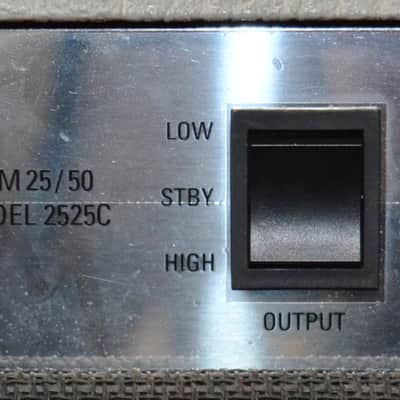 Marshall 2525C JCM 25/50 Guitar Combo Amplifier – Used - Silver Tolex image 6