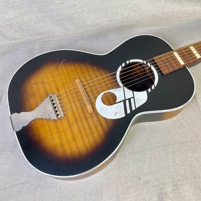 Kay 1160 Note 1966 Sunburst Parlor Acoustic Short Scale image 9