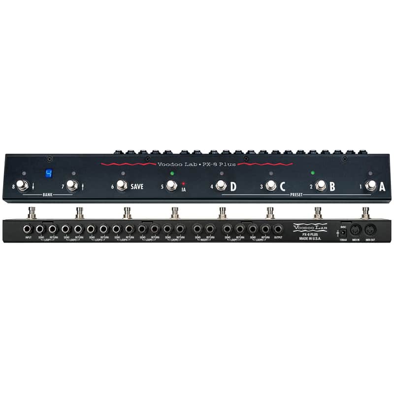 Voodoo Lab PX-8 Plus True Bypass Pedalboard Effect Switcher image 1