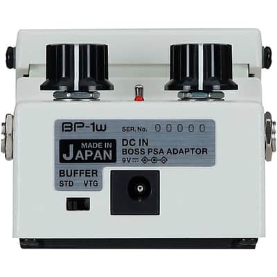 Mint Boss BP-1W Waza Craft Booster/Preamp Effects Pedal White image 4