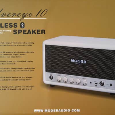 Mooer BT01 Silvereye 2X16 Watt Stereo Hifi & Desktop Instrument Amplifier image 4