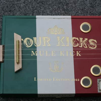 Four Kicks Mule Kick Acoustic Cigar Box Ukulele by D-Art Homemade Guitar Co. image 3