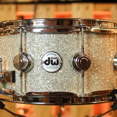 DW 6x12 Collector's Maple VLT Broken Glass Snare Drum - SO#1398038 image 1