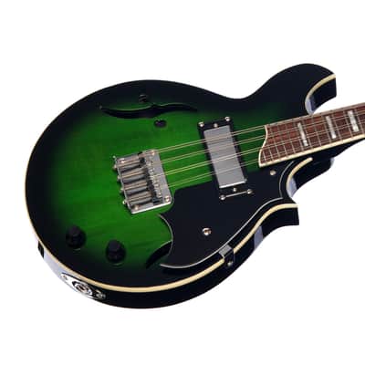 Airline Guitars H35 Batwing Mandolin Greenburst image 3