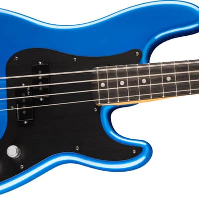 Fender Guitar Bass - American Ultra II Precision Bass Ebony Fingerboard Noble Blue image 5