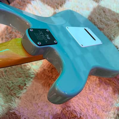 PRS SE Silver Sky Stone Blue Loaded Body / Project Guitar w/ Non-Original Neck image 3