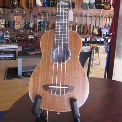 Luna High Tide Koa Soprano Acoustic Electric Ukulele UKE HTS KOA w/ Gig Bag image 7