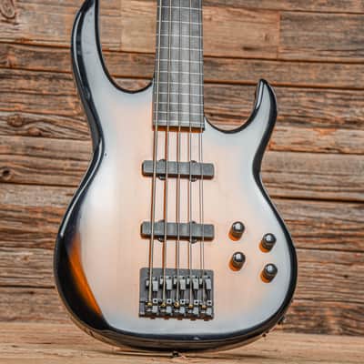 Carvin LB75 5 String Fretless Bass Sunburst image 8