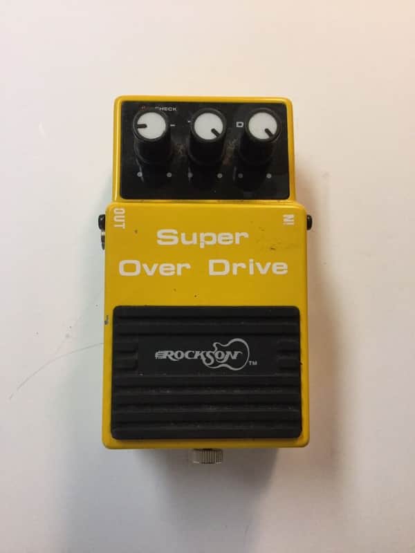 Rockson OD-10 Super Over Drive Rare Vintage JRC4558DD Guitar Effect Pedal image 1