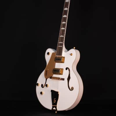 Gretsch G5422GLH Electromatic Hollow Body, Left-Handed, Laurel FB, Snowcrest White image 6