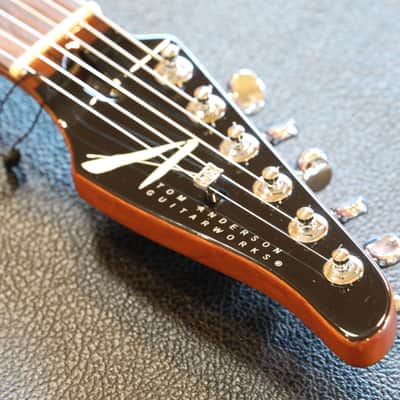 2004 Tom Anderson Cobra T Electric Guitar Trans Black + COA OHSC image 12
