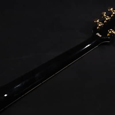 Gibson Custom Les Paul Custom Long Scale Electric Guitar - Ebony 313 image 6