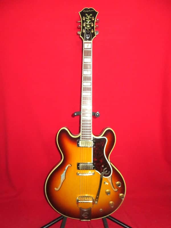 Epiphone 1964 Sun Burst Sheraton Guitar w/ Case image 1
