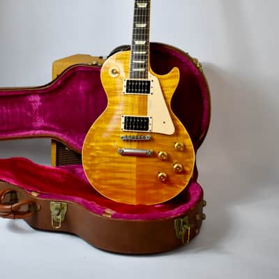1994 Gibson Yamano Les Paul Classic Premium Plus Translucent Amber w/OHSC, AAA, 9lbs, Slash image 5