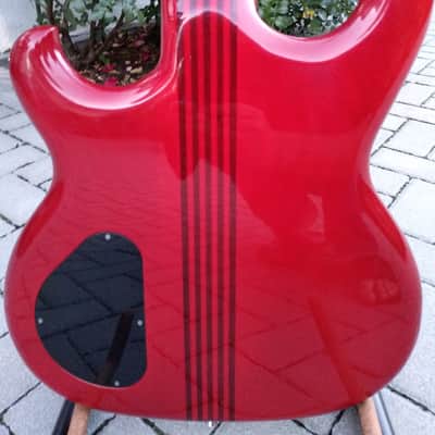 Alembic Spoiler 6-String Bass 1989 rot image 10