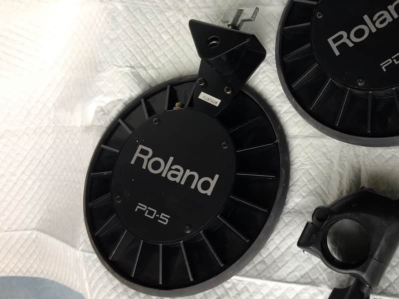 Two Pd 5 V Pad Dual Trigger Drums with One Pad Tom Snare Mount image 1