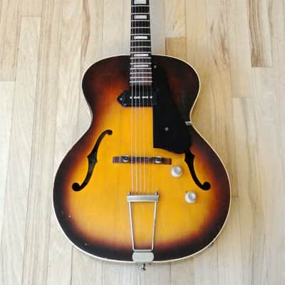 1959 Guild X-50 Archtop Vintage Electric Guitar Sunburst P-90 image 2