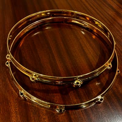 Ludwig 10 Lug Brass Die Cast Snare Hoop Set