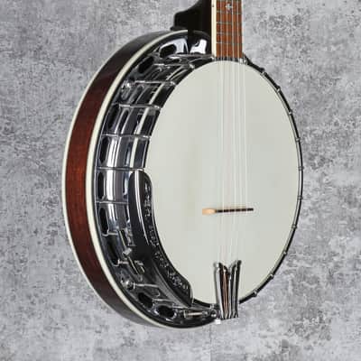 Gold Tone BG-250F Bluegrass 5-String Banjo with Flange 2010s - Vintage Brown image 4