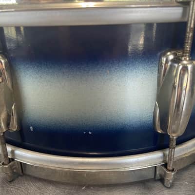 Slingerland 5.5x14 Chicago Badge 1956-1959 Radio King Student Model Duco Blue / Silver image 5