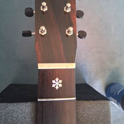 Santa Cruz custom shop Brazilian appointments. war bracing hide glue Adirondack bracing OM Orchestra Model image 9