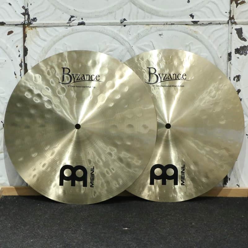Meinl Byzance Traditional Extra Hammered Hi-Hat 14in (964/1256g) image 1