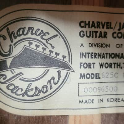 Rare Charvel 625C 24 Frets Built-in Electronics image 6