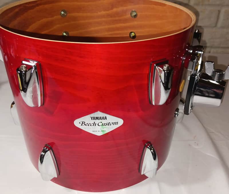 YAMAHA BEECH CUSTOM 12" x 10" TOM - RED APPLE image 1